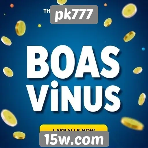 Comparativo de bônus de boas-vindas no pk777
